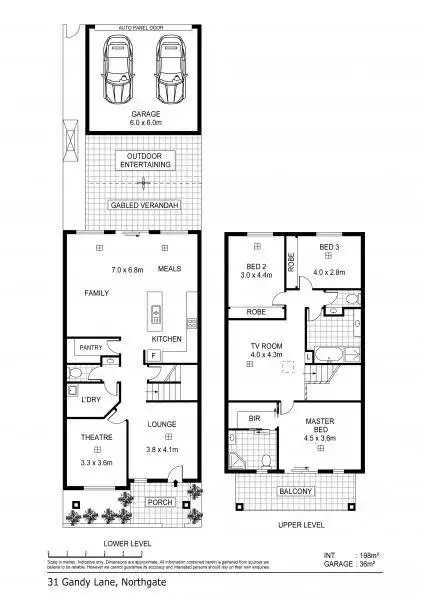 Floorplan of Homely house listing, 31 Gandy Lane, Northgate SA 5085