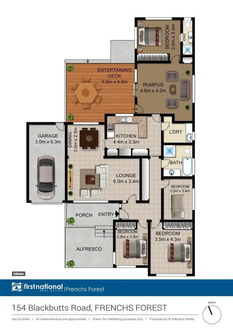 Floorplan of Homely house listing, 154 Blackbutts Road, Frenchs Forest NSW 2086