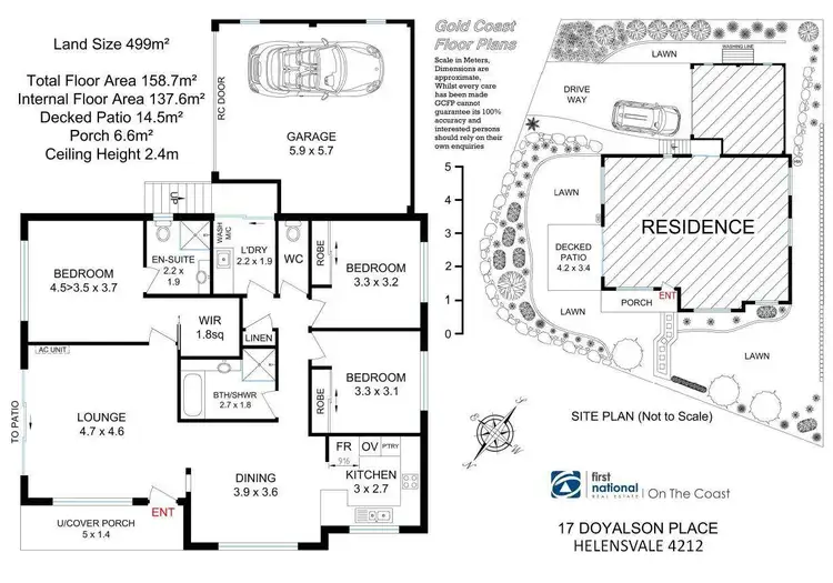 Floorplan of Homely house listing, 17 Doyalson Place, Helensvale QLD 4212