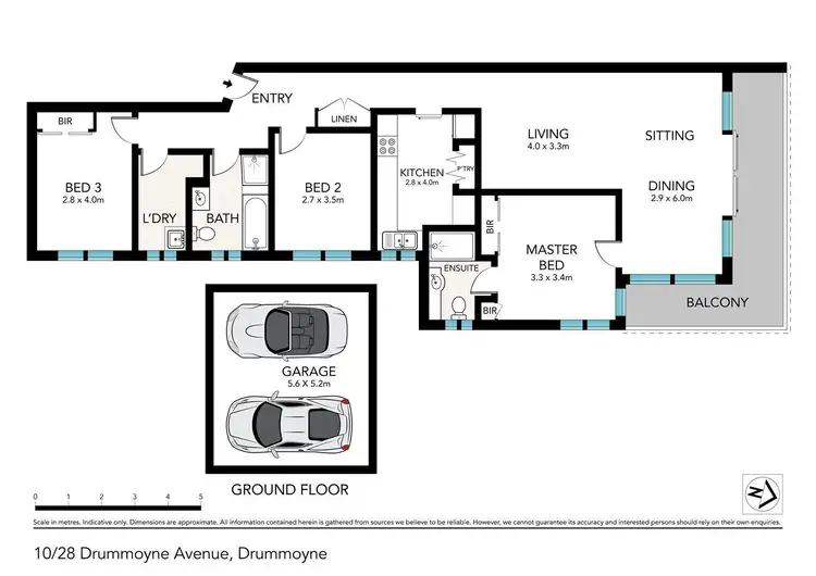 Floorplan of Homely apartment listing, 10/28 Drummoyne Avenue, Drummoyne NSW 2047