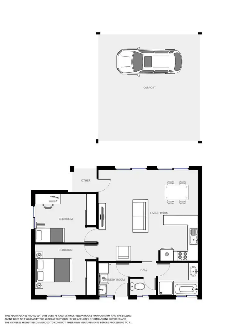 Floorplan of Homely house listing, 4/12 Teal Drive, Mildura VIC 3500