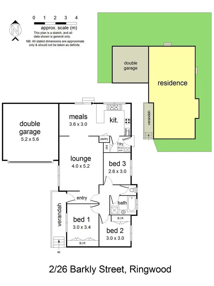 Floorplan of Homely unit listing, 2/26 Barkly Street, Ringwood VIC 3134