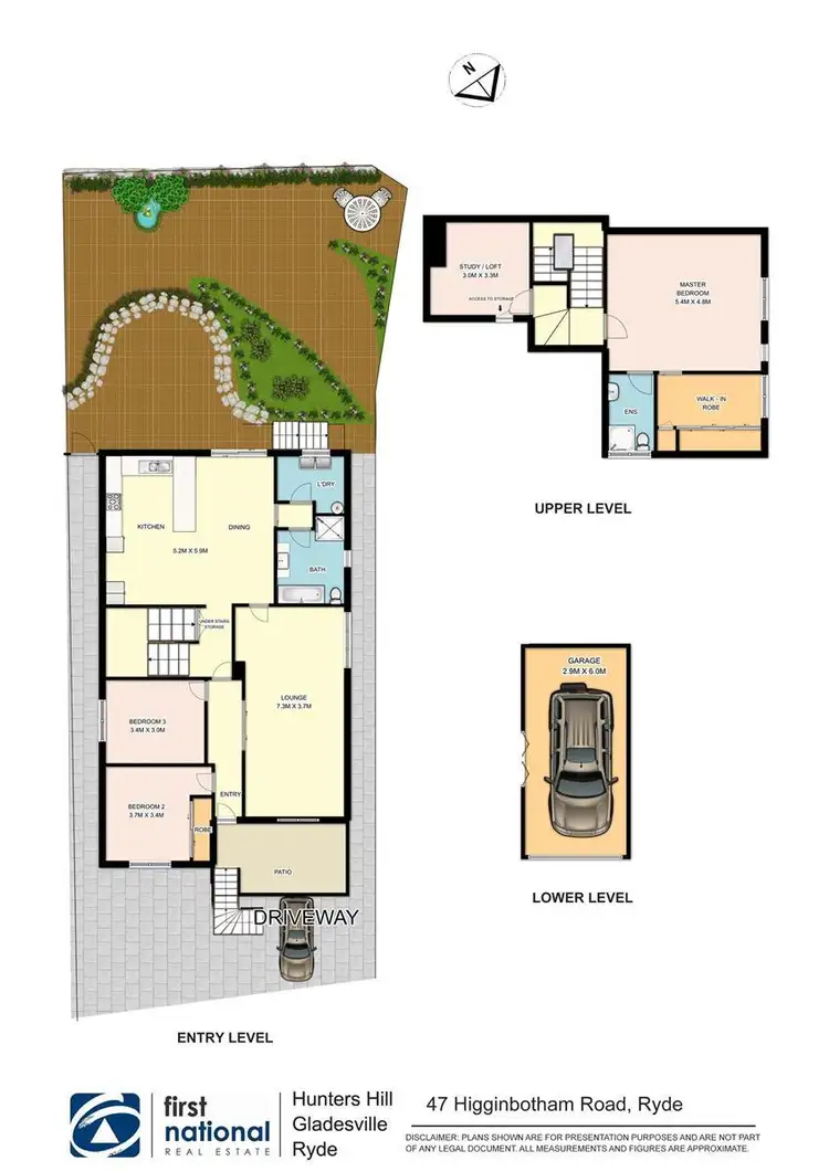Floorplan of Homely house listing, 47 Higginbotham Road, Ryde NSW 2112