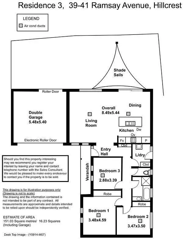 Floorplan of Homely unit listing, 3/39-41 Ramsay Avenue, Hillcrest SA 5086