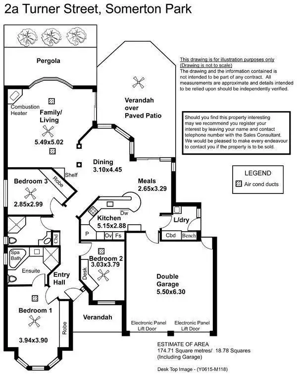 Floorplan of Homely house listing, 2A Turner Street, Somerton Park SA 5044