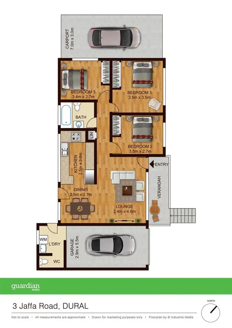 Floorplan of Homely house listing, 3 Jaffa Road, Dural NSW 2158