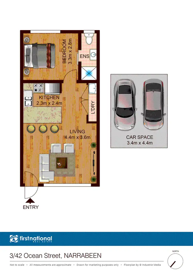Floorplan of Homely apartment listing, 3/42 Ocean Street, Narrabeen NSW 2101