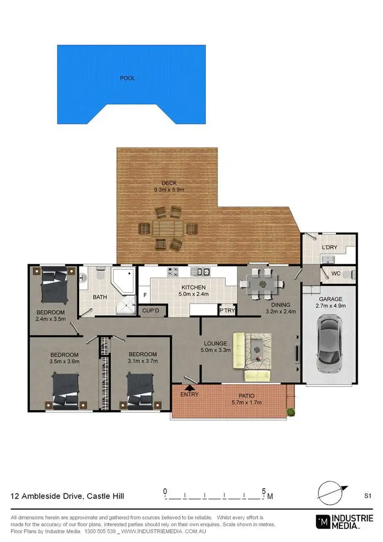 Floorplan of Homely house listing, Address available on request