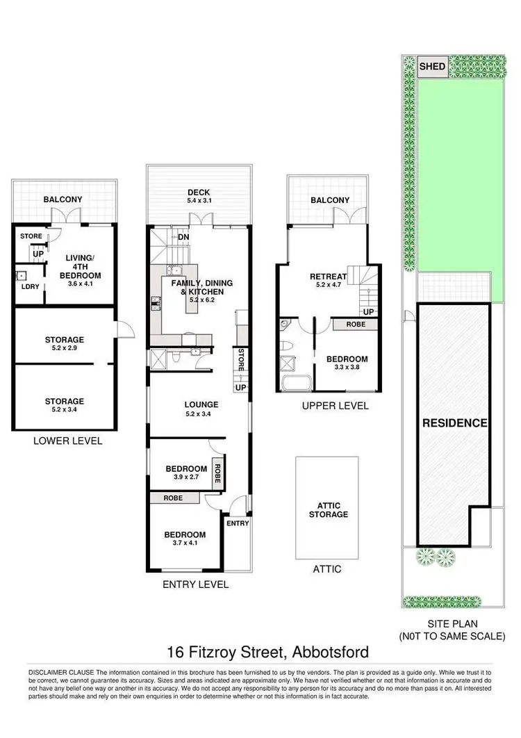 Floorplan of Homely house listing, 16 Fitzroy Street, Abbotsford NSW 2046