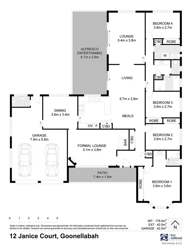 Floorplan of Homely house listing, 12 Janice Court, Goonellabah NSW 2480