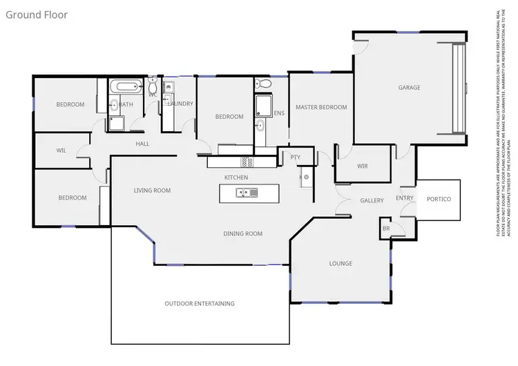 Floorplan of Homely house listing, 52 Firestone Way, Wodonga VIC 3690