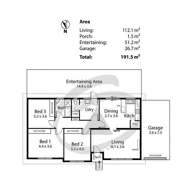 Floorplan of Homely house listing, 4 Burns Street, Nairne SA 5252