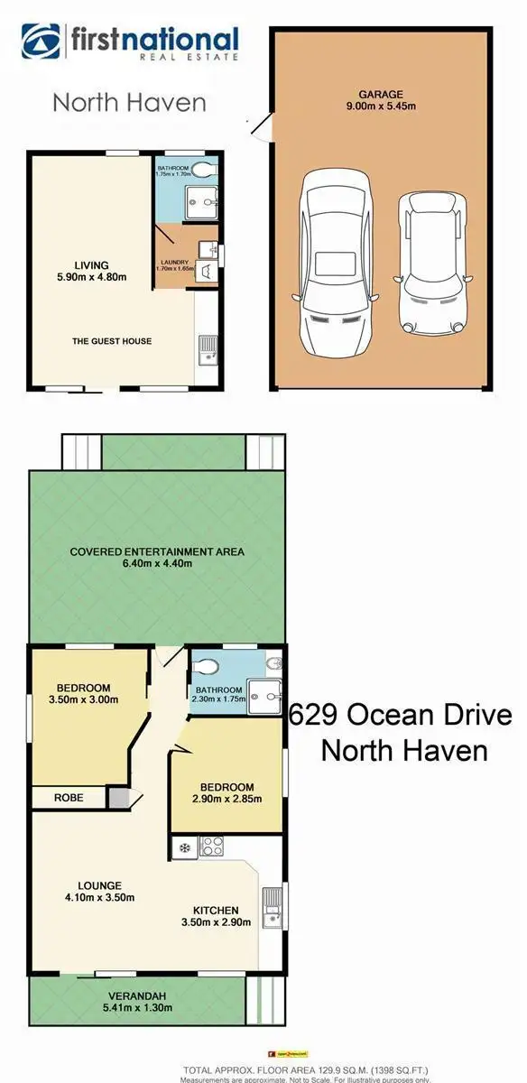 Floorplan of Homely house listing, 629 Ocean Drive, North Haven NSW 2443
