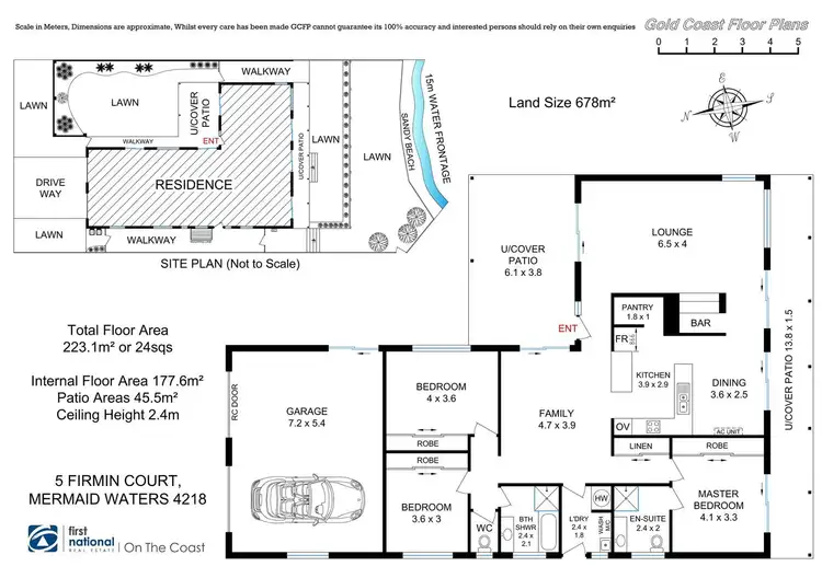 Floorplan of Homely house listing, 5 Firmin Court, Mermaid Waters QLD 4218