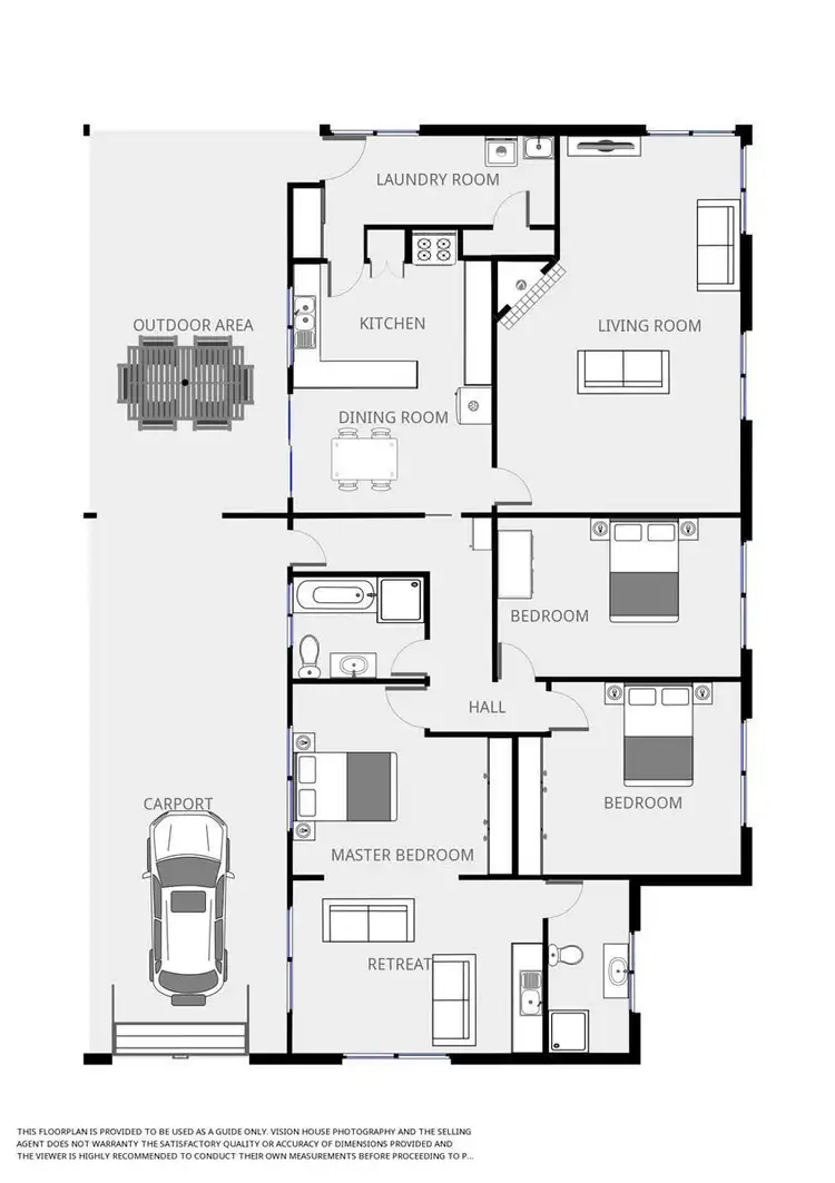 Floorplan of Homely house listing, 353 Twentieth Street, Cardross VIC 3496