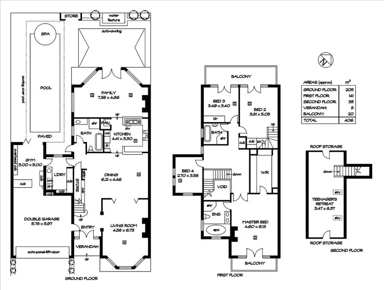 Floorplan of Homely house listing, 12 William Buik Court, North Adelaide SA 5006