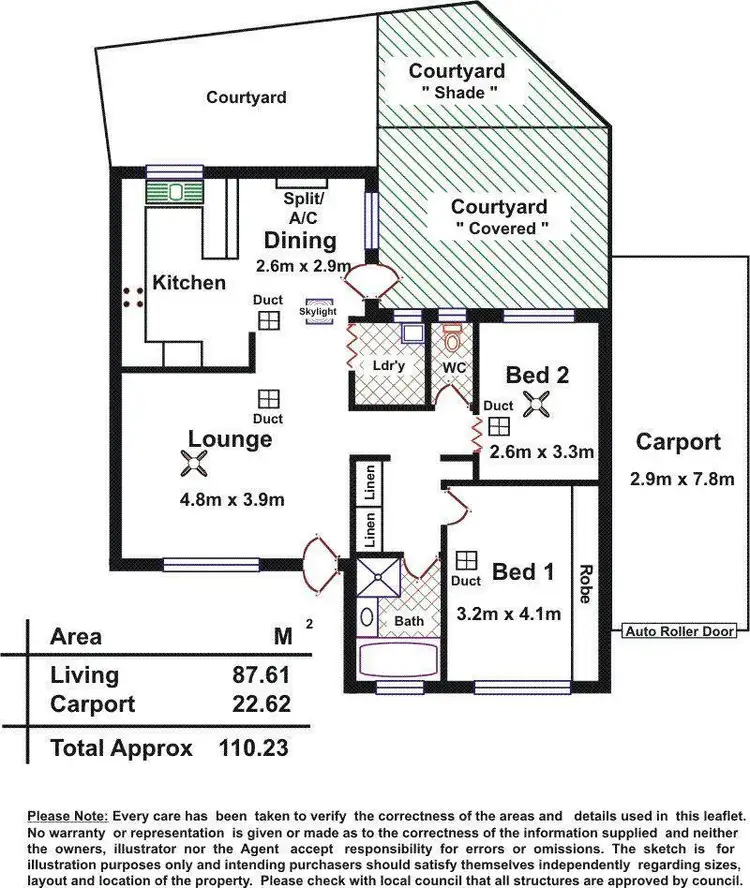 Floorplan of Homely unit listing, 5/32 Richards Drive, Morphett Vale SA 5162