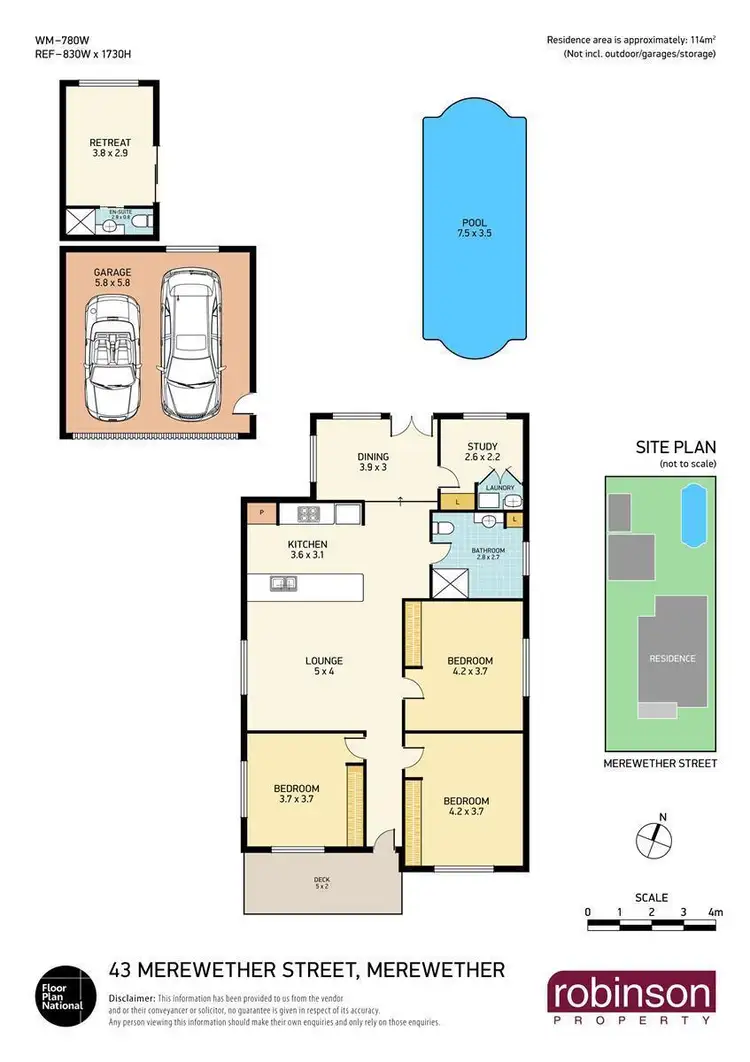 Floorplan of Homely house listing, 43 Merewether Street, Merewether NSW 2291