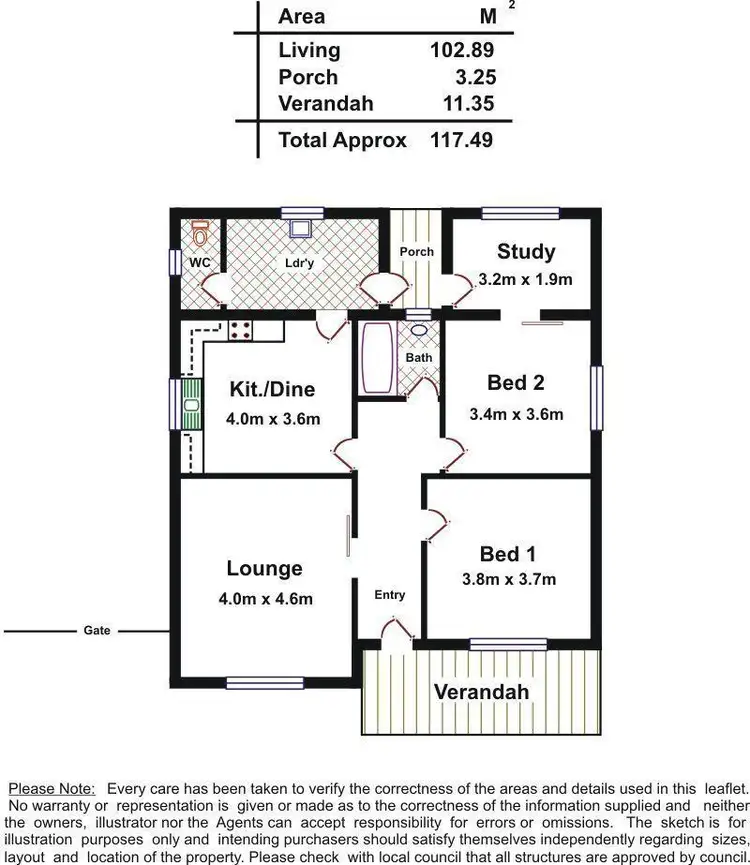 Floorplan of Homely house listing, 67 Castle Street, Edwardstown SA 5039