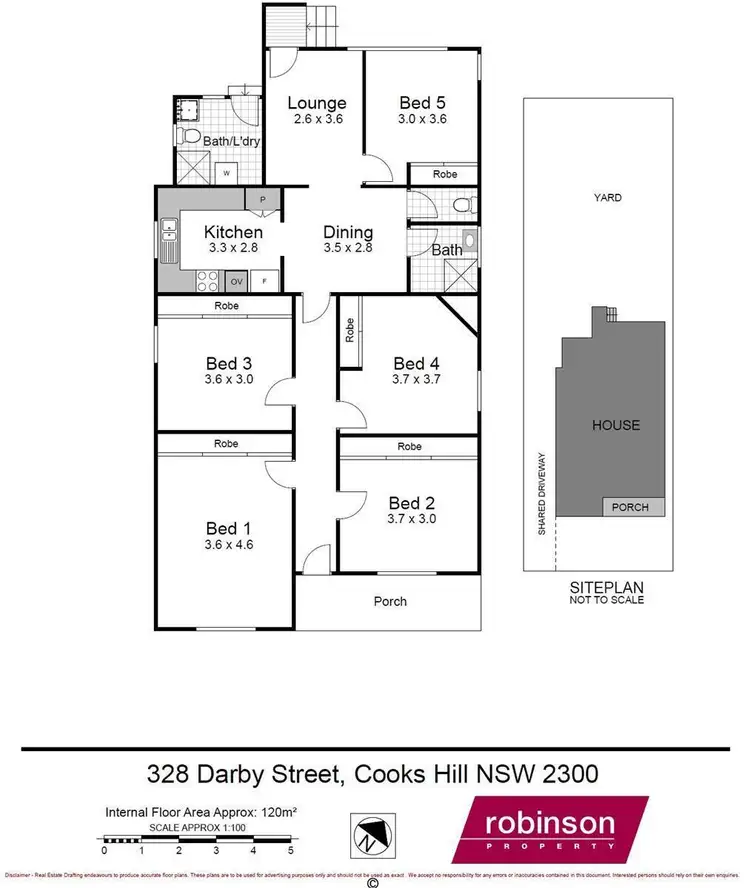 Floorplan of Homely house listing, 328 Darby Street, Cooks Hill NSW 2300