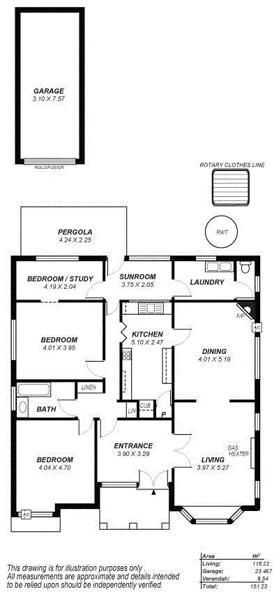 Floorplan of Homely house listing, 8 Beatty Street, Linden Park SA 5065