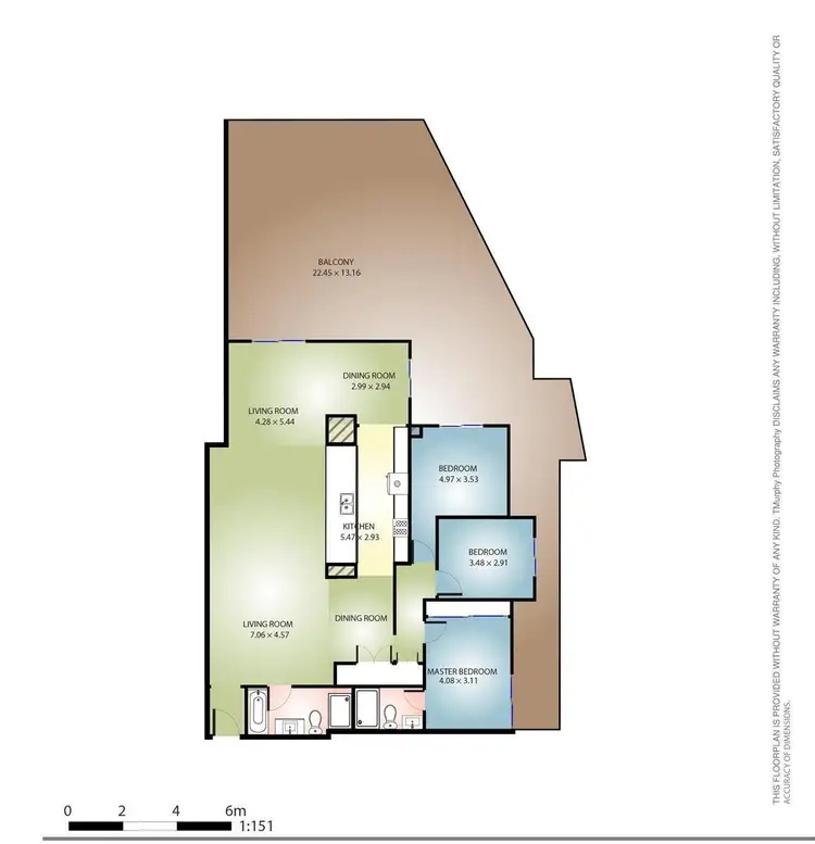 Floorplan of Homely unit listing, 307/335 Wharf Road, Newcastle NSW 2300