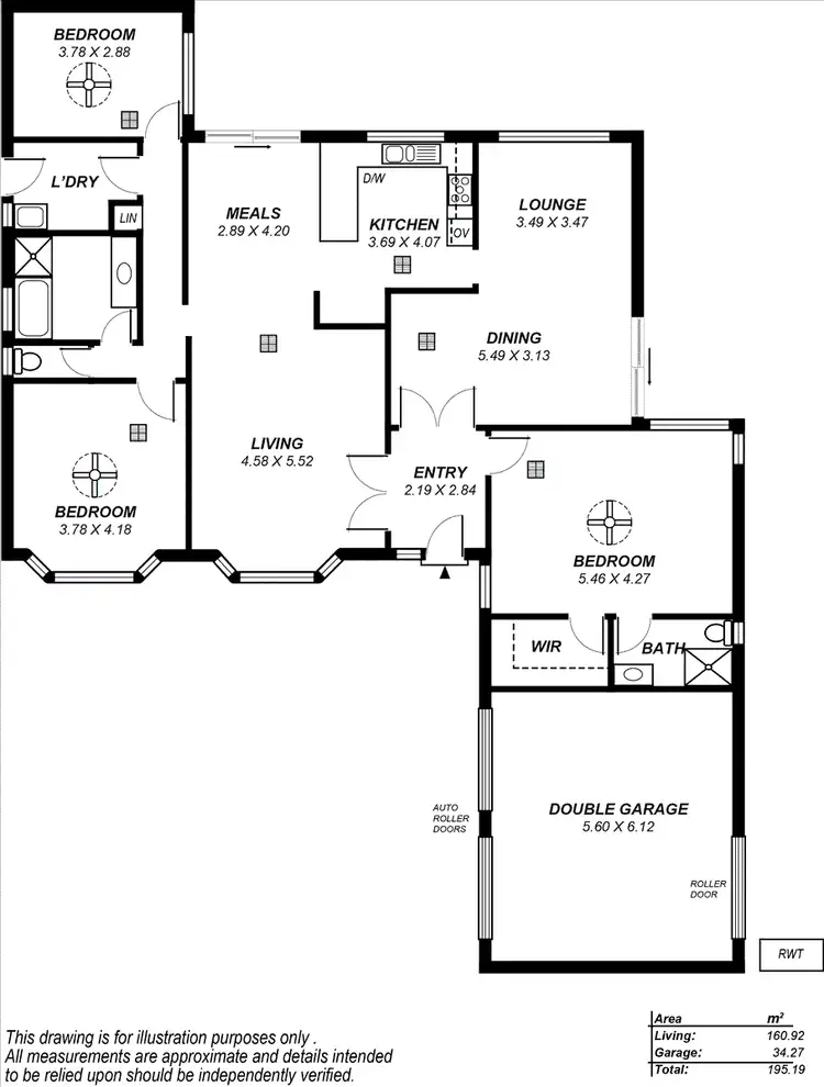 Floorplan of Homely house listing, 2/5 Brigalow Avenue, Kensington Gardens SA 5068