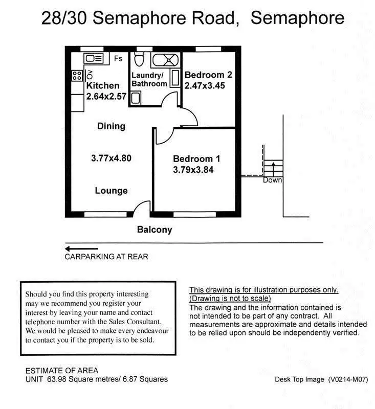 Floorplan of Homely apartment listing, 28/30 Semaphore Road, Semaphore SA 5019