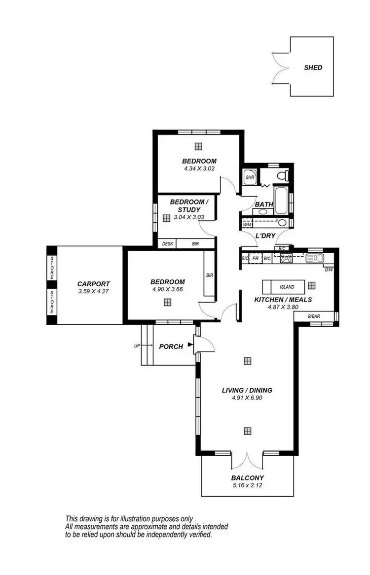 Floorplan of Homely house listing, 5 Playford Road, Mitcham SA 5062