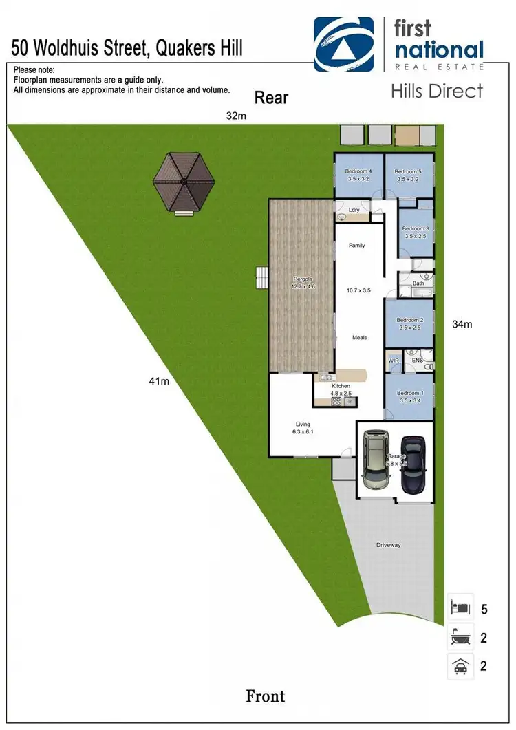 Floorplan of Homely house listing, 50 Woldhuis Street, Quakers Hill NSW 2763