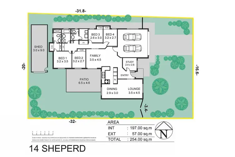Floorplan of Homely house listing, 14 Sheperd Circuit,, Kirwan QLD 4817