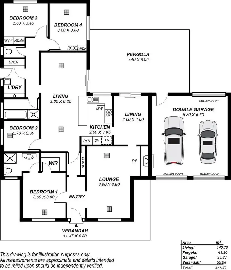 Floorplan of Homely house listing, 4 Audley Court, Fullarton SA 5063