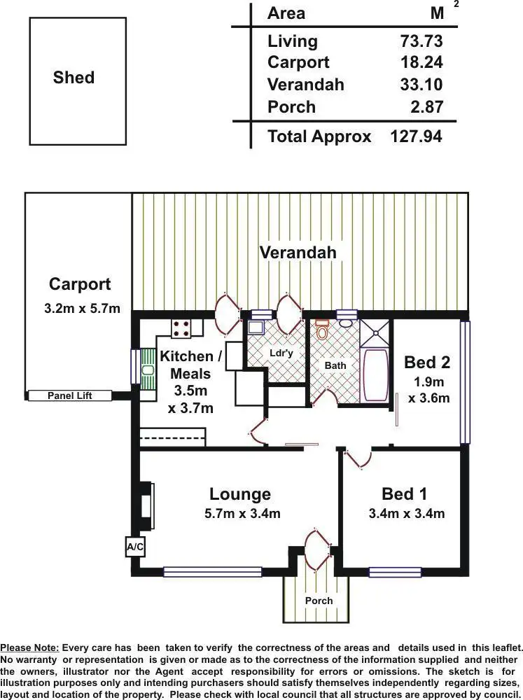 Floorplan of Homely house listing, 47 Beare Avenue, Netley SA 5037