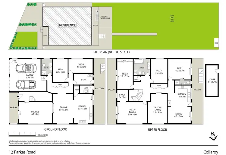Floorplan of Homely house listing, 12 Parkes Road, Collaroy NSW 2097