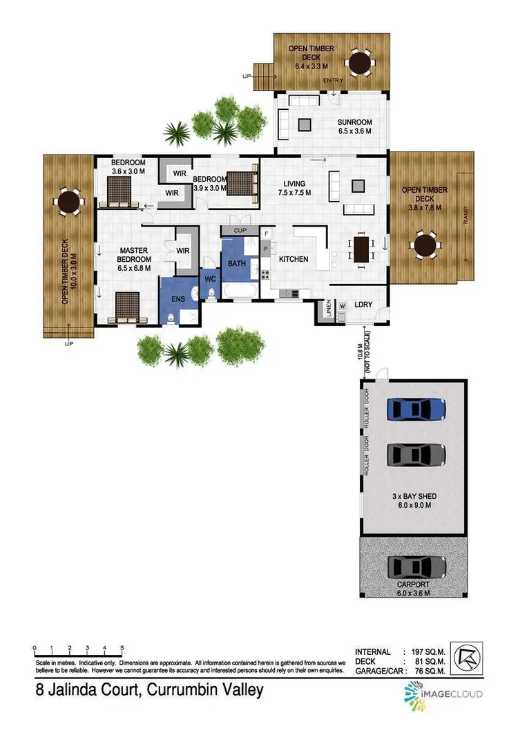 Floorplan of Homely house listing, 8 Jalinda Court, Currumbin Valley QLD 4223