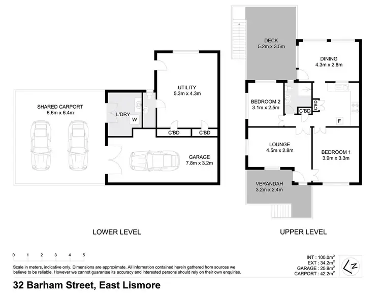 Floorplan of Homely unit listing, 1/32 Barham Street, East Lismore NSW 2480