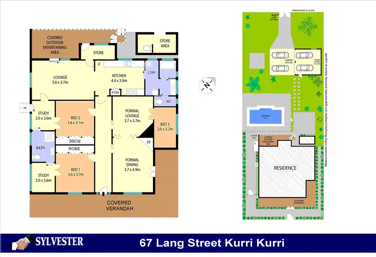 Floorplan of Homely house listing, 67 Lang Street, Kurri Kurri NSW 2327