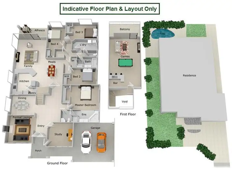 Floorplan of Homely house listing, 186 Glen Iris Drive, Jandakot WA 6164