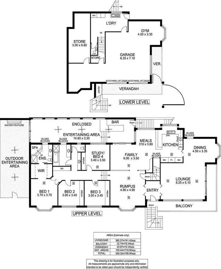 Floorplan of Homely house listing, 1 Marine Avenue, Hallett Cove SA 5158