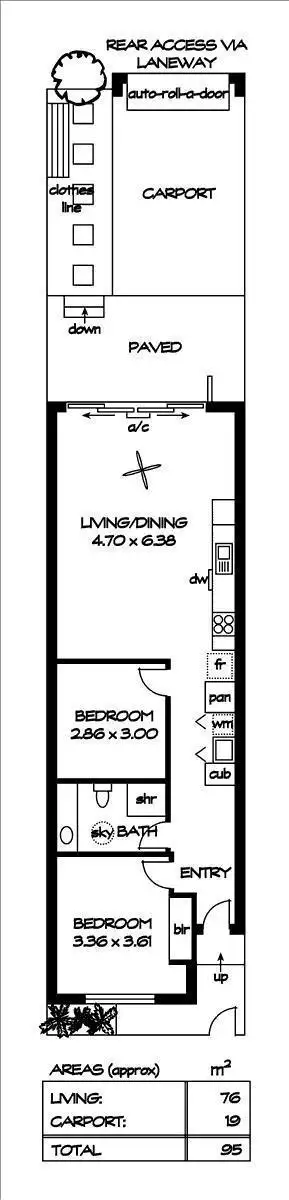 Floorplan of Homely house listing, 13 Adamson Street, Blakeview SA 5114