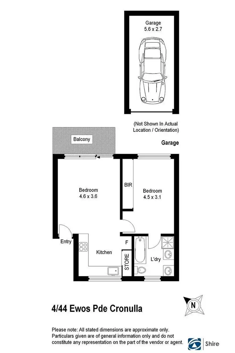 Floorplan of Homely apartment listing, 4/44 Ewos Parade, Cronulla NSW 2230