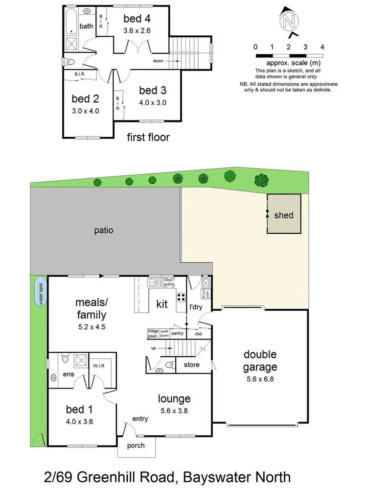 Floorplan of Homely house listing, 2/69 Greenhill Road, Bayswater North VIC 3153