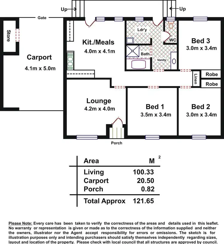Floorplan of Homely house listing, 14 Corinth Road, Hackham West SA 5163