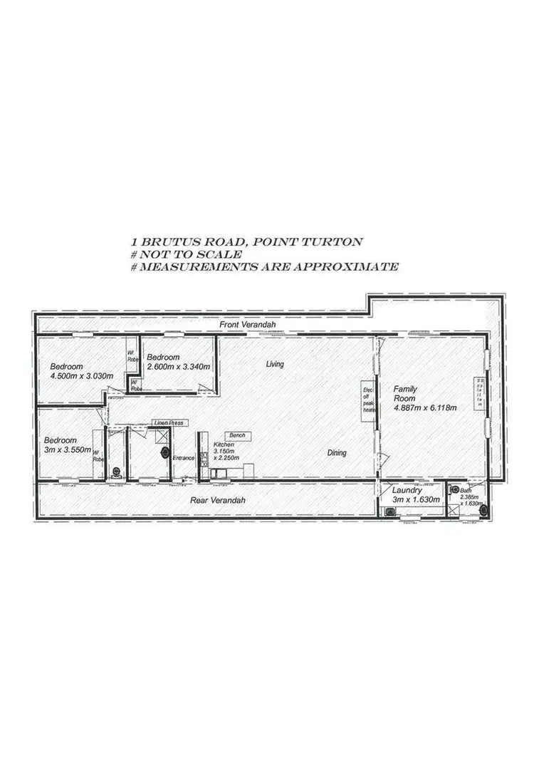 Floorplan of Homely house listing, 1 Brutus Road, Point Turton SA 5575