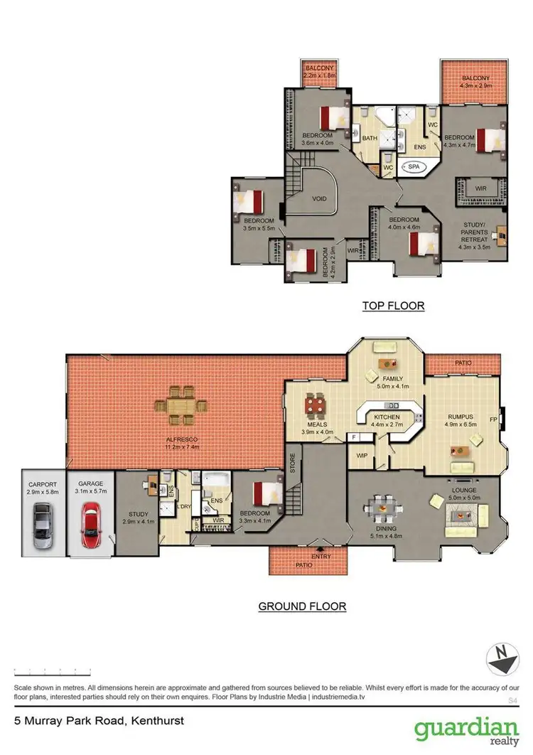 Floorplan of Homely house listing, 5 Murray Park Road, Kenthurst NSW 2156
