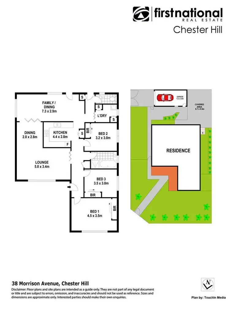 Floorplan of Homely house listing, 38 Morrison Avenue, Chester Hill NSW 2162