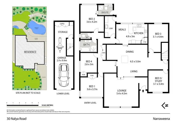 Floorplan of Homely house listing, 30 Nalya Road, Narraweena NSW 2099