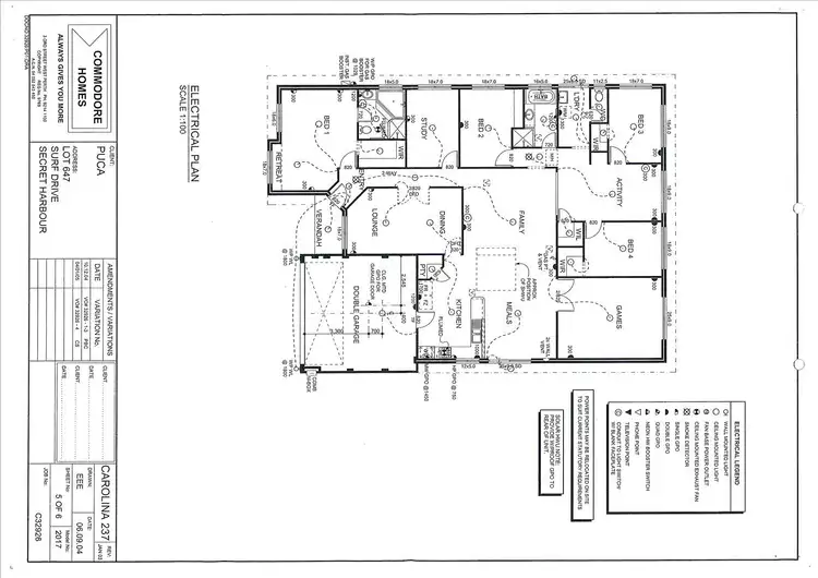 Floorplan of Homely house listing, 5 Surf Drive, Secret Harbour WA 6173