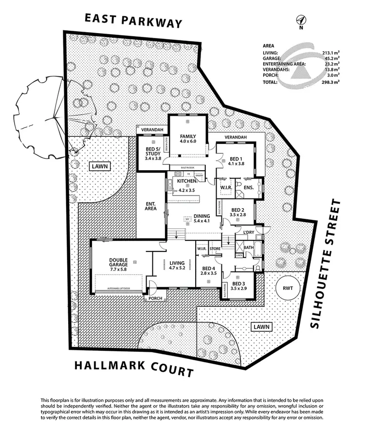 Floorplan of Homely house listing, 2 Hallmark Court, Mount Barker SA 5251