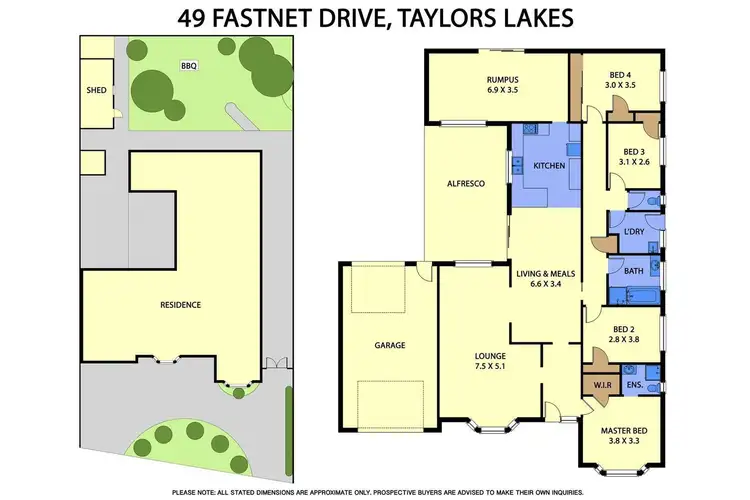 Floorplan of Homely house listing, 49 Fastnet Drive, Taylors Lakes VIC 3038